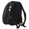 arrière du sac à dos pour chien noir cosmonaute doogy