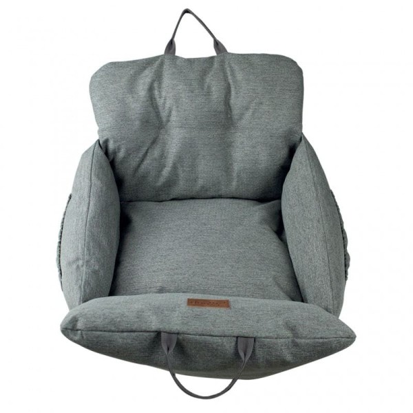 fauteuil voiture pour chien gris naya Doogy