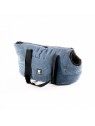 sac de transport pour chien bleu couchette collection Élégante MARTIN SELLIER