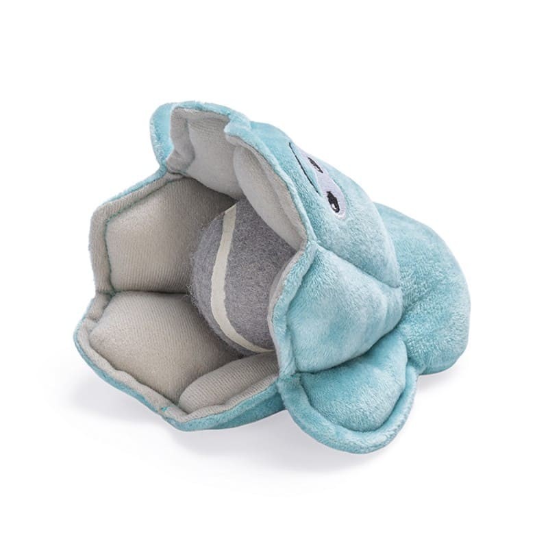 Peluche de fouille pour chien balle dans coquillage Beeztees