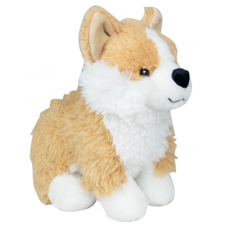 Peluche pour chien Corgi Doogy de profil