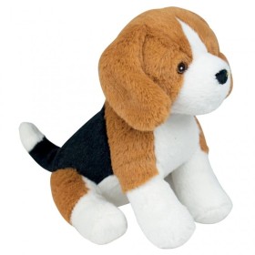 Peluche pour chien Beagle Doogy de profil