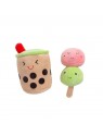 lot de 2 peluches pour chien sonores milkshake pearhead