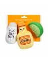 lot de 3 peluches pour chien tequila sonores pearhead avec étiquette