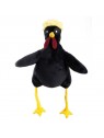 peluche pour chien coq noir martin sellier de face