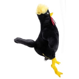 peluche pour chien coq noir martin sellier de profil