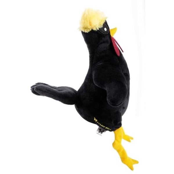 peluche pour chien coq noir martin sellier de profil