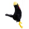 peluche pour chien coq noir martin sellier de profil