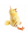 peluche pour chien poule jaune martin sellier de profil