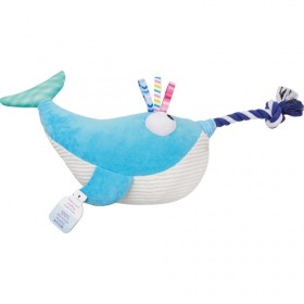peluche pour chien recyclée baleine doogy