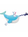 peluche pour chien recyclée baleine doogy