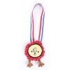 peluche pour chien médaille collection les frenchies martin sellier