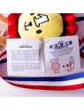 étiquette de la peluche pour chien médaille collection les frenchies martin sellier