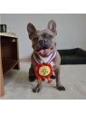 chien moyen avec peluche pour chien médaille collection les frenchies martin sellier