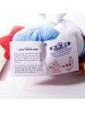 étiquette de la peluche pour chien coq tricolore collection les frenchies martin sellier