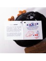 étiquette de la peluche pour chien beret collection les Frenchies Martin Sellier