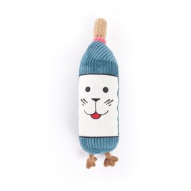 peluche pour chien bouteille de vin collection les frenchies MARTIN SELLIER de face