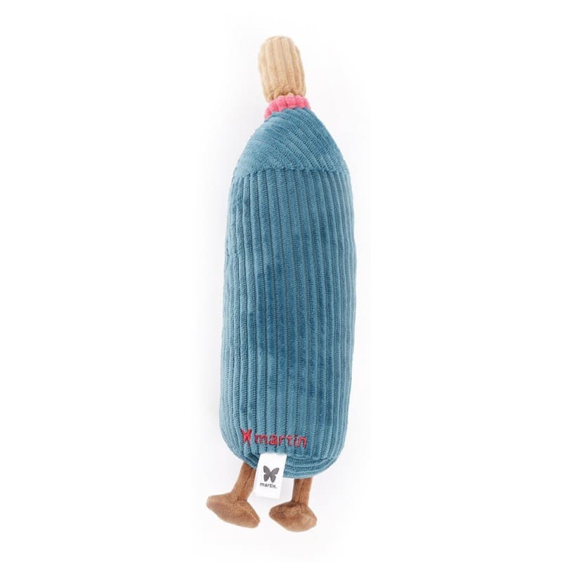peluche pour chien bouteille de vin collection les frenchies MARTIN SELLIER de dos