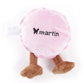 peluche pour chien macaron collection les frenchies martin sellier de dos