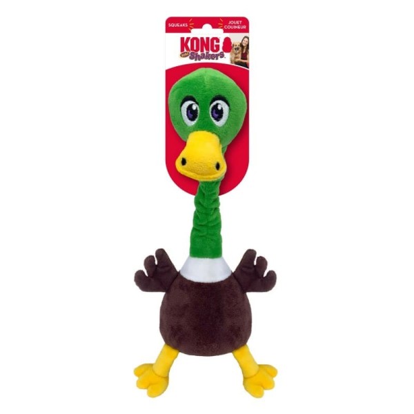 peluche pour chien Shakers Bobz Mallard kong avec étiquette