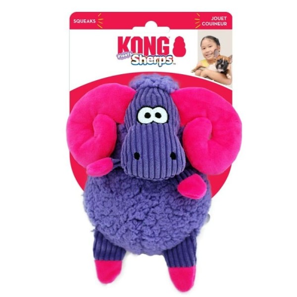 peluche pour chien sherps Floofs Big Horn KONG avec étiquette