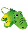 peluche pour chien cozie tuggz alligator kong de profil
