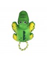 peluche pour chien cozie tuggz alligator kong de face