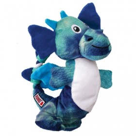 peluche pour chien dragon knots kong bleue