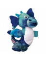 peluche pour chien dragon knots kong bleue