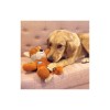 chien avec la peluche pour chien wild renard knots KONG