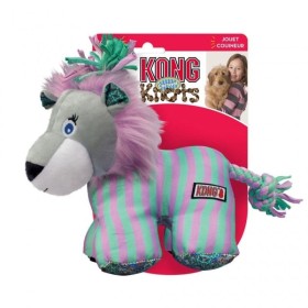 peluche pour chien carnival lion knots kong avec étiquette