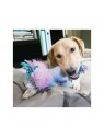 chien avec la peluche pour chien carnival lion knots kong