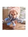 chien avec la peluche pour chien Shakers Crumples Elephant XL kong