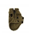 polaire pour chien kaki douillette martin sellier de face