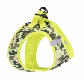 Harnais pour chien camouflage vert citron mesh martin sellier