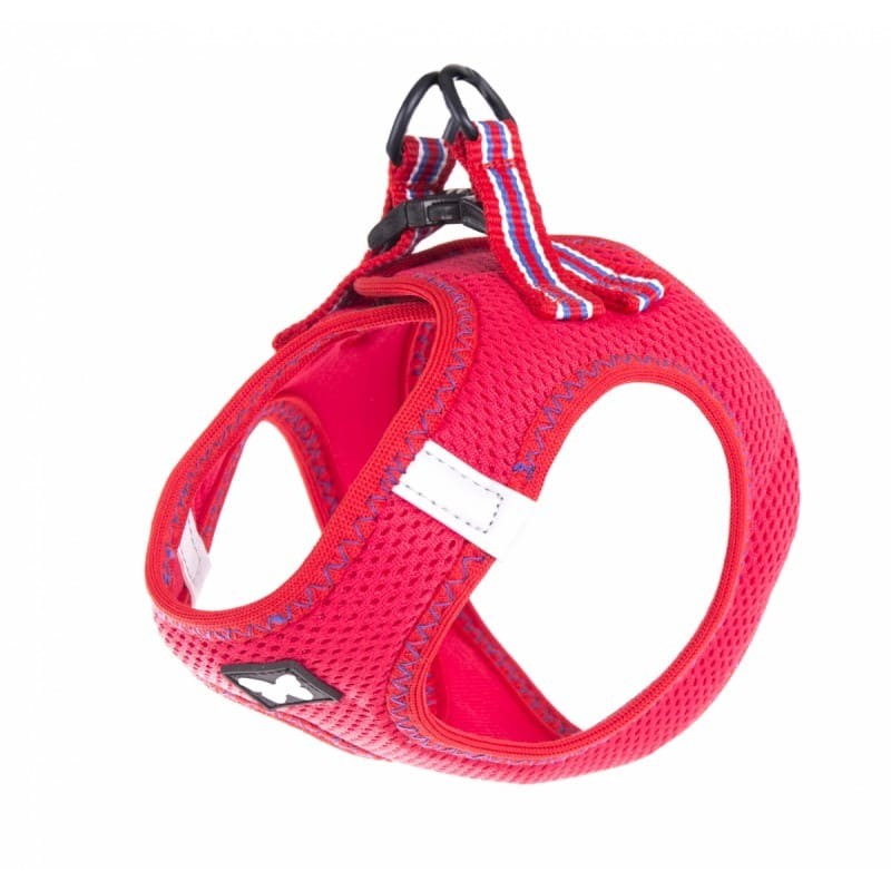 harnais pour chien trio rouge mesh MARTIN SELLIER