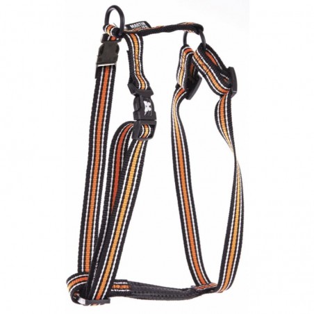 harnais pour chien trio noir orange martin sellier