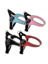harnais pour chien rouge réglable réfléchissant classique tre ponti disponible dans d'autres coloris