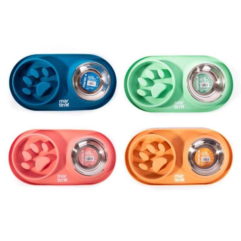 La gamelle pour chien anti glouton orange MARTIN SELLIER existe dans d'autres coloris
