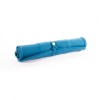 Gamelle pour chien double pliable en silicone bleue MARTIN SELLIER pour voyager avec son animal