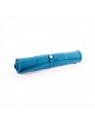 Gamelle pour chien double pliable en silicone bleue MARTIN SELLIER pour voyager avec son animal