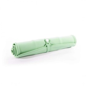 Gamelle pour chien double pliable en silicone verte MARTIN SELLIER voyager avec son animal