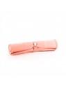Gamelle pour chien double pliable en silicone rose MARTIN SELLIER voyager avec son animal