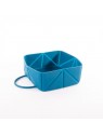 Gamelle pour chien pliable en silicone bleue MARTIN SELLIER