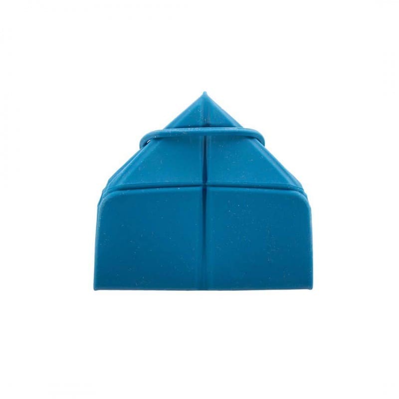 Gamelle pour chien pliable en silicone bleue MARTIN SELLIER pour voyager avec son animal