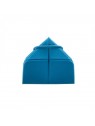 Gamelle pour chien pliable en silicone bleue MARTIN SELLIER pour voyager avec son animal