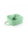 Gamelle pour chien pliable en silicone verte MARTIN SELLIER