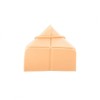 Gamelle pour chien pliable en silicone orange MARTIN SELLIER pour voyager avec son chien