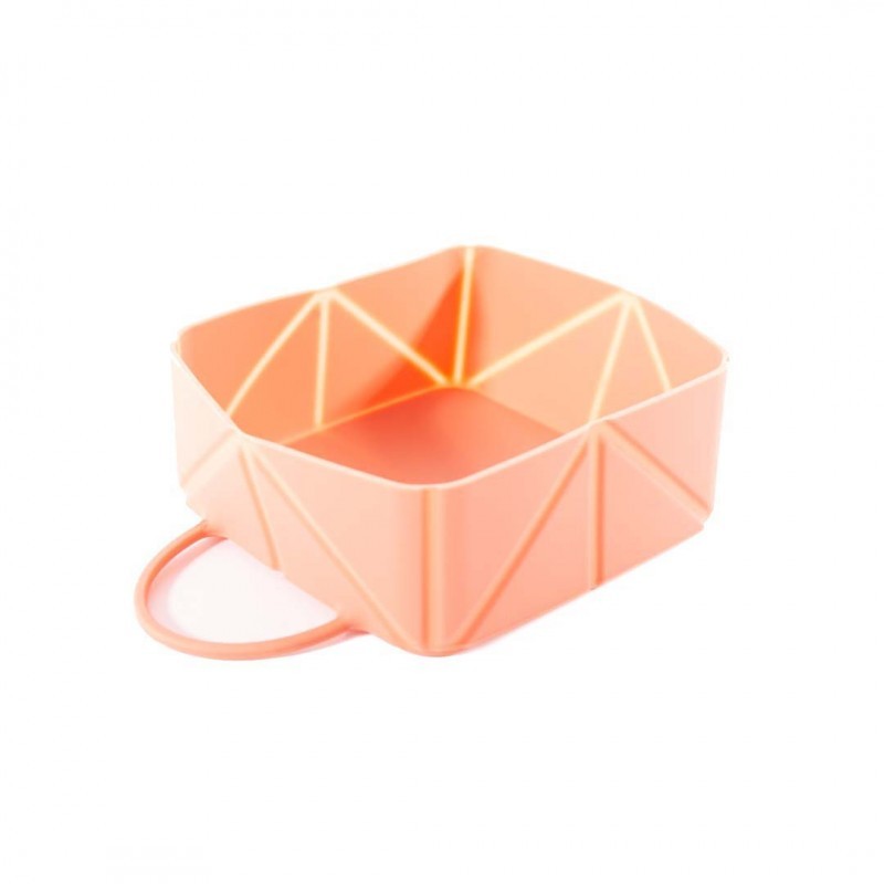 Gamelle pour chien piable en silicone rose MARTIN SELLIER