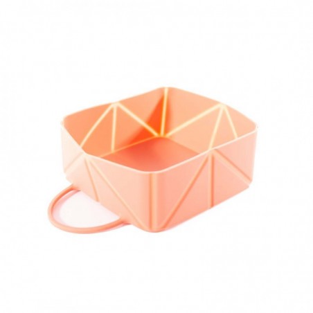 Gamelle pour chien piable en silicone rose MARTIN SELLIER
